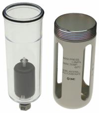 SMC FRL Replacement Bowl: Polycarbonate, AD, AD27-C-D. Key specifications — attr111689: AD27-C-D; attr111695: AD; attr158712: Polycarbonate; attr111692: SMC.