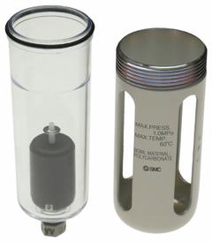 SMC FRL Replacement Bowl: Polycarbonate, AD, AD27-C-D. Key specifications — attr111689: AD27-C-D; attr111695: AD; attr158712: Polycarbonate; attr111692: SMC.