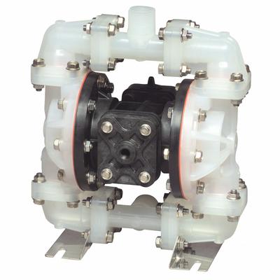 SANDPIPER Double Diaphragm Pump: Polypropylene Body, 3/4 in, NPT Connection, 23 gpm - Polypropylene Housing AODD Pumps