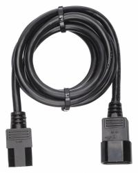 APPROVED VENDOR Power Cord: 6 ft Lg, 3/16, C14 Plug, C13 Receptacle, SJT, PVC, 13 A Current, 125V AC (MPN 5XFR6ID). Key specifications — Brand: APPROVED VENDOR; Jacket Material: PVC.