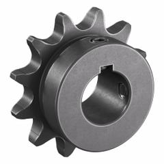 TSUBAKI Single Strand Sprocket: 41, For 1/2 in Chain Pitch, 3/4 in Bore Dia, 12 Teeth, Steel (MPN 41B12F-3/4). Key specifications — Brand: TSUBAKI.