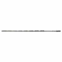 COLE-PARMER Powder Sampling Tool: 2.38 ft Handle Lg - Imperial, 4.92 ft Overall Lg - Imperial (MPN 0628613). Key specifications — Color: Silver.