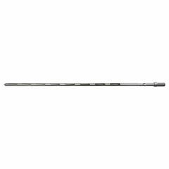 COLE-PARMER Powder Sampling Tool: 2.38 ft Handle Lg - Imperial, 4.92 ft Overall Lg - Imperial (MPN 0628613). Key specifications — Color: Silver.
