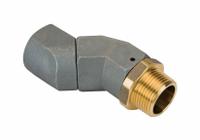 GPI Swivel: Swivel, 1 in NPT Inlet, 1 in FNPT Discharge, Aluminum Body, 50 psi Max. Op Pressure (MPN 150400-04). Key specifications — Compatible Series: PRO20; Product Type: Swivel; Body Material: Aluminum; Inlet Standard: NPT; Brand: GPI; Compatible Manufacturer Model Number: PRO35-115/QM; Discharge Standard: FNPT; Chemical Compatibility: Kerosene.