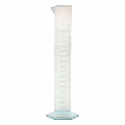 APPROVED VENDOR Graduated Cylinder: Polypropylene, 1 L, To Contain (TC), Hexagon - Plastic Graduated Cylinders
