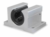 DAYTON Linear Pillow Block Bearing: Single, 1 1/2 in Inside Dia, 7 fps Steady State Speed, Not Adj (MPN 2CNP2). Key specifications — Material: Stainless Steel/Polymer Cage.
