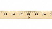 WESTCOTT Ruler: 10420, 3 ft, 0.15 in Thick, Clear, Black, Rigid, Printed Graduation Mark, Matte, SAE. Key specifications — attr934745: WESTCOTT; attr944509: Clear; attr939993: Decimal; attr986193: Printed.
