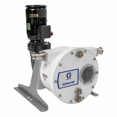 GRACO Peristaltic Pump: Three Ph, 120/240 V AC, 3 hp, Buna-N Hose, 8 1/8 in Hose Dia - Food Grade & Sanitary Peristaltic Metering Hose Pumps