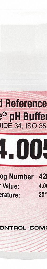 TRACEABLE Buffer - pH 4.005: ACS, 100 mL Volume, Liquid, 4.005 pH, Plastic, Bottle, Solution, 6 (MPN 4287). Key specifications — Brand: TRACEABLE; CAS Number: 123-03-5; Chemical Family Type: Solution; Chemical Grade: ACS; Concentration: 4.005 pH; Container Material: Plastic; Container Type: Bottle; Form: Liquid.