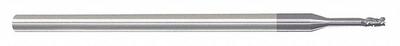 APPROVED VENDOR Corner Chamfer End Mill: Carbide, AlTiN Coated, 3 Flute, 1/16" Mill Dia - Reduced-Neck Fast-Cutting Carbide Corner-Chamfer End Mills for Steel & Cast Iron