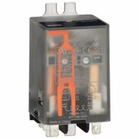 SCHNEIDER Flange Mount Relay: Surface (Side Flange) Mounted, 10 A Current Rating, 24V DC, DPDT (MPN 788XBXRC1-24D). Key specifications — Brand: SCHNEIDER; Base Type: Square; Mounting Style: Side Flange; Pin Shape: Flat; Electrical Connection: Blade Terminal; Manufacturer Part Number: 788XBXRC1-24D; Operating Current: 10 A at 277V AC (Resistive Load Conforming to UL); Series: 788R Series.