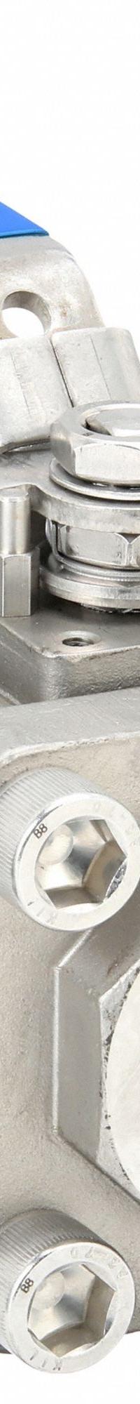 MILWAUKEE VALVE Manual Two-Way Ball Valve: 1 1/2 in, Stainless Steel, Straight, FNPT x FNPT (MPN 35FSSN0LL-112). Key specifications — Brand: MILWAUKEE VALVE; Seat Material: Polymer; Handle: Locking Lever.