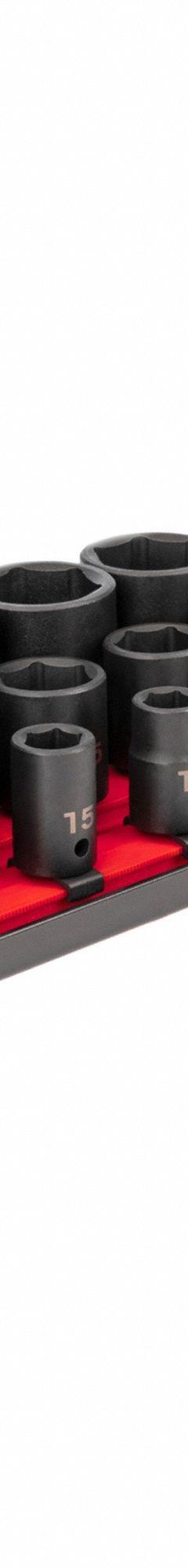 TEKTON Impact Socket Set: 1/2 in Drive Size, Small Set (0-50 pieces) Set Size, 31 Pieces, Metric (MPN SID92104). Key specifications — attr1204251: TEKTON; attr1215453: 1/2 in; attr1215454: 8 mm to 38 mm; attr1224229: Friction.