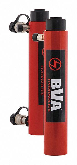 BVA HYDRAULICS Hydraulic Ram: Double Acting, 10 ton Nominal Capacity, 10 in Nominal Stroke Lg - General Purpose Rams