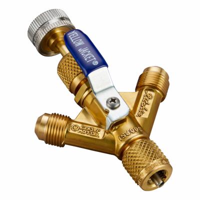YELLOW JACKET Valve Core Remover: 2 7/8 in Lg, Brass, 1/4 in Female SAE Right-Hand - Refrigeration Valve Core Removers