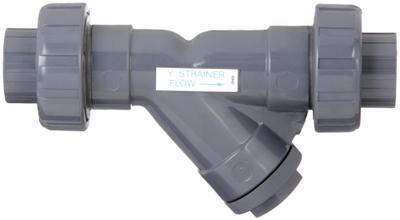 HAYWARD Y Strainer: 1 in, NPT, Perforated, 0.0313 in Screen Size, PVC, FPM - PVC Y Strainers