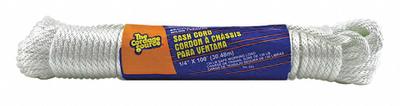 APPROVED VENDOR General Purpose Utility Rope: Braid, 1/4 in Dia, 260 lb Working Load Limit - Shock-Absorbing Rope