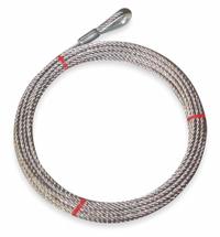 APPROVED VENDOR Wire Rope: Vinyl, Galvanized Steel, 7 x 19, 840 lb Working Load Limit, Silver (MPN 1DLC1). Key specifications — Brand: APPROVED VENDOR.