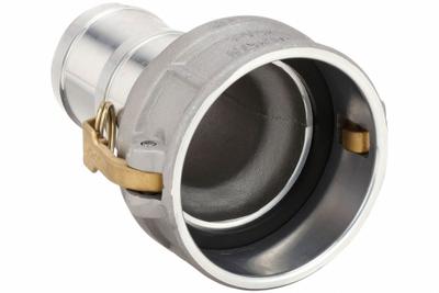 DIXON VALVE & COUPLING Cam and Groove Coupling: 4 in Coupling Size, 3 in Hose Fitting Size, 7 5/8 in Overall Lg - Type C Aluminum Cam & Groove Fittings