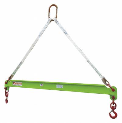 CALDWELL Spreader Beam: Spreader Beam, 2,000 lb Working Load Limit, Fixed, 24 in Overall Lg - Chain-Mounted Spreader Beams
