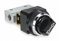 ARO Manual Air Control Valve: MaxAir, Three-Way / Two-Position, Knob, Black, 8 scfm Flow Rate - Max (MPN M291LS-10). Key specifications — attr1092903: Black; attr1086905: Manual Return; attr1086907: MaxAir; attr1086914: Normally Closed; attr1086904: Manual Air Control Valve; attr1086871: M291LS-10.