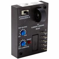 MACROMATIC Monitor Relay: Surface Mounted, 10 A Current Rating, 120V AC, Overcurrent/Undercurrent (MPN CAH20A2AD-G). Key specifications — Series: CAH Series; Electrical Connection: Quick Disconnect; Monitored Parameters: Undercurrent; Mounting Style: Surface; Trip Point: 2 to 20 A; Trip Point Type: Adjustable; Brand: MACROMATIC.