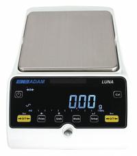 ADAM EQUIPMENT Compact Bench Scale: 2,600 g Capacity, 0.01 g Readability, 0.01 g Repeatability, ABS (MPN LTB2602e). Key specifications — Brand: ADAM EQUIPMENT; Display Type: LCD.