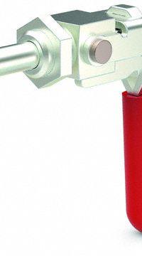 DE-STA-CO Straight Line Clamp: Through-Hole Base Mounting, Locking Horizontal Handle, 1.5 in Arm Lg (MPN 604-RSS). Key specifications — Plunger Thread: 5/16-18; Brand: DE-STA-CO.