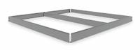 TENNSCO Shelf: 48 in x 48 in, 2,500 lb Load Capacity, Gray, Shelf (MPN ZKH-4848). Key specifications — Includes: Beams; Shelf Configuration: Single Straight; Color: Gray; Frame Material: Steel; Brand: TENNSCO; Frame Finish: Zinc Plated; Product Type: Shelf.