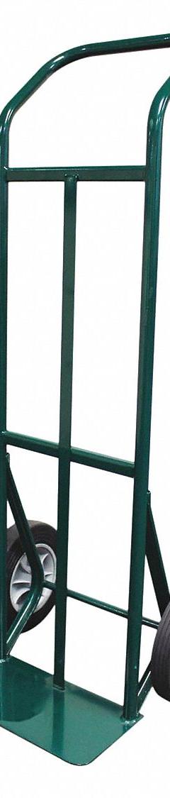ABILITY ONE General Purpose Hand Truck: 600 lb, Flow-Back Handle, Green, Steel, Flat-Free (MPN 3920-00-NIB-0001). Key specifications — Brand: ABILITY ONE; Color: Green.