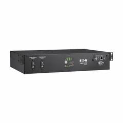 EATON TRIPP LITE PDU: Single-Phase, 240V AC, 16 Outlets, (16) C13/(2) C19/L6-30R, Metered, 2 RU (MPN PDUMNH30HVAT2). Key specifications — Plug Type: NEMA L6-30P; Brand: EATON TRIPP LITE; Phase: Single-Phase; Maximum Input Voltage: 240V AC; Receptacle Type: (16) C13; Mounting Location: Wall; Facing: Rear.
