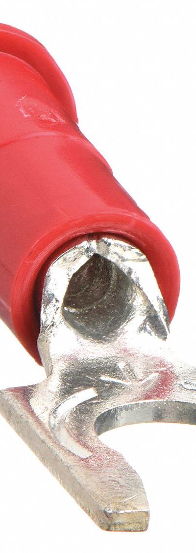 3M Fork Terminals: Red - Insulated Fork Terminals