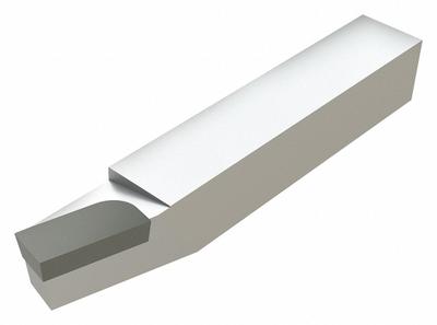 MICRO 100 Single-Point Tool Bit: BR Tool Bit Style, 3/4 in Shank Wd, 3/4 in Shank Ht - Brazed-Tip Lathe Tool Bits