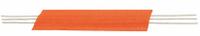 Cable Protector: 1 Channels, 1 1/2 in Max Cable Dia, 8 in Overall Wd, 1 1/2 in Overall Ht, 24 in Lg (MPN 2302). Key specifications — Color: Bright Orange; Brand: SANDEL.