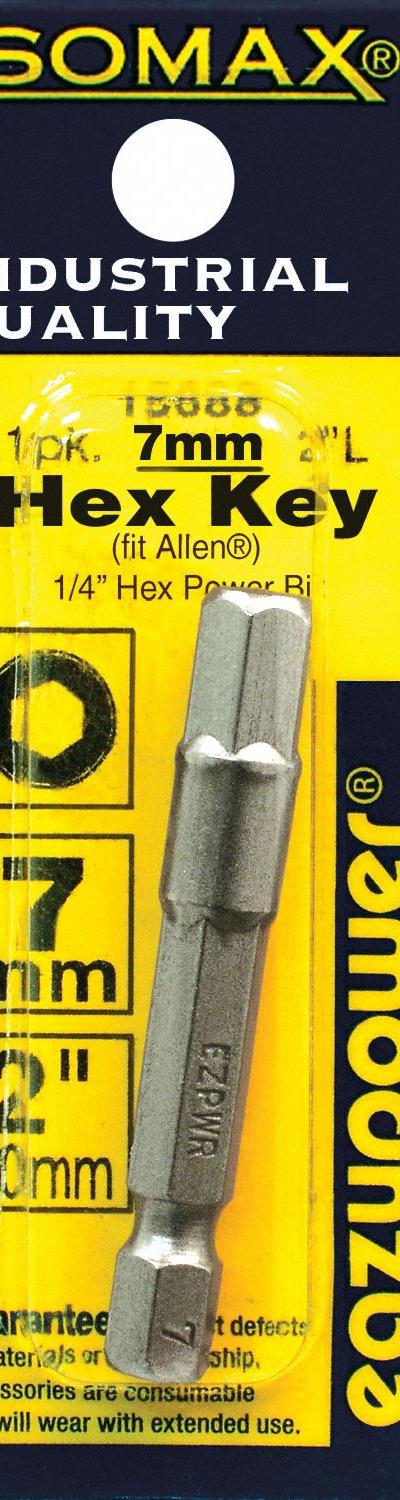 EAZYPOWER Driver Bit: Insert Bit - Ball-End Hex Insert Bits