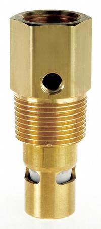 CONRADER Check Valve: In Tank, Brass, 3/4 in (F)NPT, 1 in (M)NPT, 500 psi Max. Pressure (MPN CTB341). Key specifications — attr291949: 3/4 in (F)NPT; attr291950: 1 in (M)NPT; attr291957: Brass; attr294749: CONRADER.