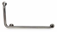 APPROVED VENDOR Wall Grab Bar: Angled, 32 in Lg, 1 1/2 in Dia, Stainless Steel, Unfinished (MPN 3P921). Key specifications — Brand: APPROVED VENDOR; Mount Orientation: Right-Hand.