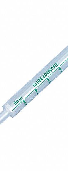 GLOBE SCIENTIFIC Dispenser Syringe Tip: Sterile, 250 ul Capacity, Bulk Bag, No Filter, Clear, 100 (MPN 3926S). Key specifications — Autoclavable: Not Autoclave Compatible; Brand: GLOBE SCIENTIFIC; Color: Clear; Disposability: Single-Use; Material: Polypropylene; Sterility: Sterile; For Pipette Type: Repeat Volume Pipettor; Includes Filter: No Filter.