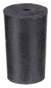 Stopper: Natural Rubber, 0 Stopper Size, 13 mm Bottom Dia, 17 mm Top Dia, 25 mm Overall Ht, Black (MPN RST0-H). Key specifications — Brand: APPROVED VENDOR; Color: Black; Stopper Size: 0; Material: Natural Rubber.