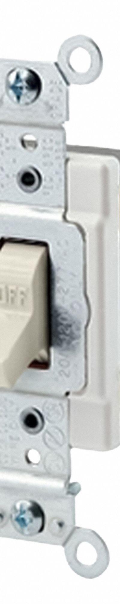 LEVITON Wall Switch: Toggle Switch - Toggle Wall Switches