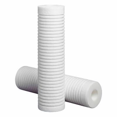 3M Water Filter Cartridge: 10 micron, String Wound, Polypropylene - Solid Water Filter Cartridges