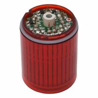 PATLITE Tower Light Module: Steady, 24V DC, Red, 30 mm Overall Dia, 35 mm Overall Ht, MP/MPS (MPN B72100182-1F1). Key specifications — Brand: PATLITE; Compatible with Series: MP/MPS; Lens Color: Red; Operating Voltage: 24V DC; Manufacturer Part Number: B72100182-1F1.