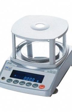 A&D WEIGHING Compact Bench Scale: 320 g Capacity, 0.001 g Readability, 0.001 g Repeatability, ABS (MPN FX-300IWP). Key specifications — Brand: A&D WEIGHING; Display Type: VFD.