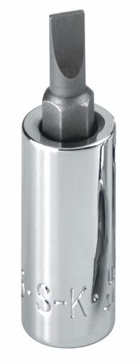 SK PROFESSIONAL TOOLS Socket Bit: 1/4 in Drive Size, Slotted Tip, 5/16 in Tip Size, SAE (MPN 44473). Key specifications — attr1213360: Replaceable Insert; attr1213362: SK PROFESSIONAL TOOLS.