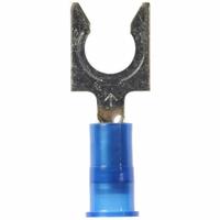 3M Fork Terminals: Blue, Nylon, 1/4 in Stud Size, 16 AWG – 14 AWG Wire Range, Locking Fork, 600 V (MPN MNG14-14FLX). Key specifications — Barrel Style: Insulation Grip; Manufacturer Part Number: MNG14-14FLX; Brand: 3M.