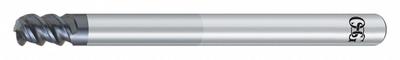 OSG Corner Radius End Mill: Carbide, WXS Coated, 3 Flute, 12 mm Mill Dia, 18 mm LOC - Reduced-Neck Carbide Corner-Radius End Mills for Hardened Materials