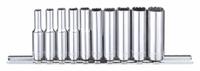 WESTWARD Socket Set: 1/4 in Drive, 10 Piece, 12-Point, SAE, 5/32 in to 1/2 in (MPN 53PN28). Key specifications — attr1224269: 1/4 in; attr1204685: Tether Ready; attr1204650: 5/32 in to 1/2 in; attr1204673: Socket Bits Not Included; attr1204688: WESTWARD; attr1206170: Deep Sockets.