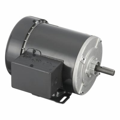 U.S. MOTORS Motor: Rigid Base Mount, Totally Enclosed Fan Cooled, 1/3 hp, 208-230/460V AC - Rigid Base 3-Phase General Purpose AC Motors