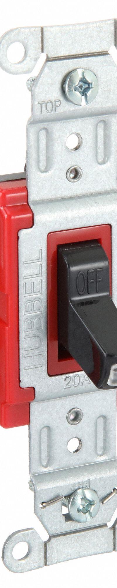 HUBBELL Wall Switch: Toggle Switch - Toggle Wall Switches