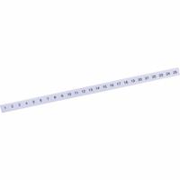 SQUARE D Marking Strip: White, 9080GK6 Terminal Blocks (MPN 9080GH21). Key specifications — Compatible Manufacturer Model Number: 9080GK6; Marking: Numbers 1 through 25; Compatible with Product Type: 9080GK6 Terminal Blocks; Brand: SQUARE D.